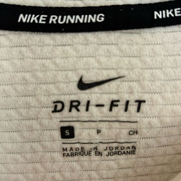 Nike Women's small Running sweatshirt Hoodie Hyperwarm Therma white cream S - Picture 8 of 10